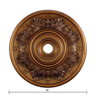 Lauderdale 30″ Wide Medallion - Antique Bronze