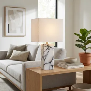 SAGECREST WHITE LAMP 24 (IN) 2