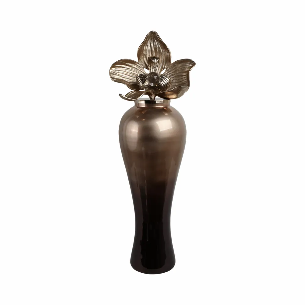 BAIRDOAK WHITE GLASS VASE 42 (IN)