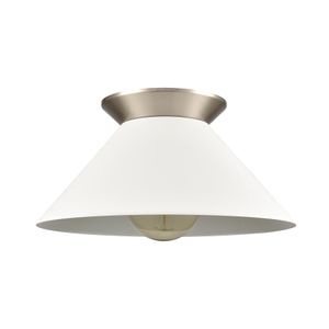 Cavendish 16'' Wide 1-Light Semi Flush Mount - Brushed Nickel 2