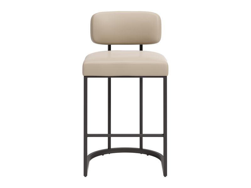 Velar Counter Stool Beige & Gray 4
