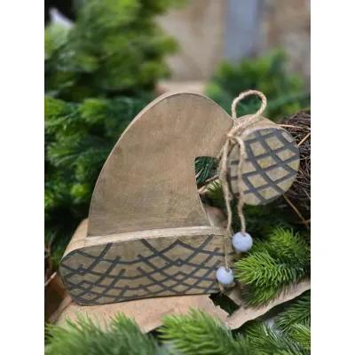 Natural Santa Cap 8x7.5in