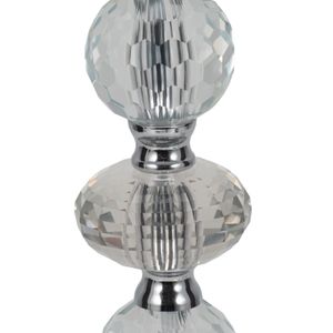 FRAZIERLAND SET OF 2 SILVER LAMPS 28 (IN) 5