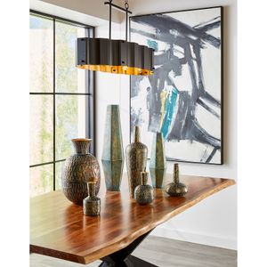 Fowler Vase - Set of 3 Patinated Brass 9