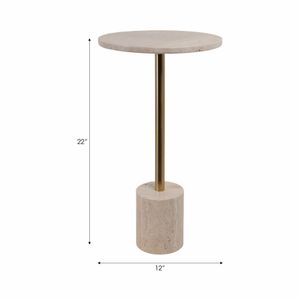 DOVERGROVE IVORY TABLE 23 (IN) 9