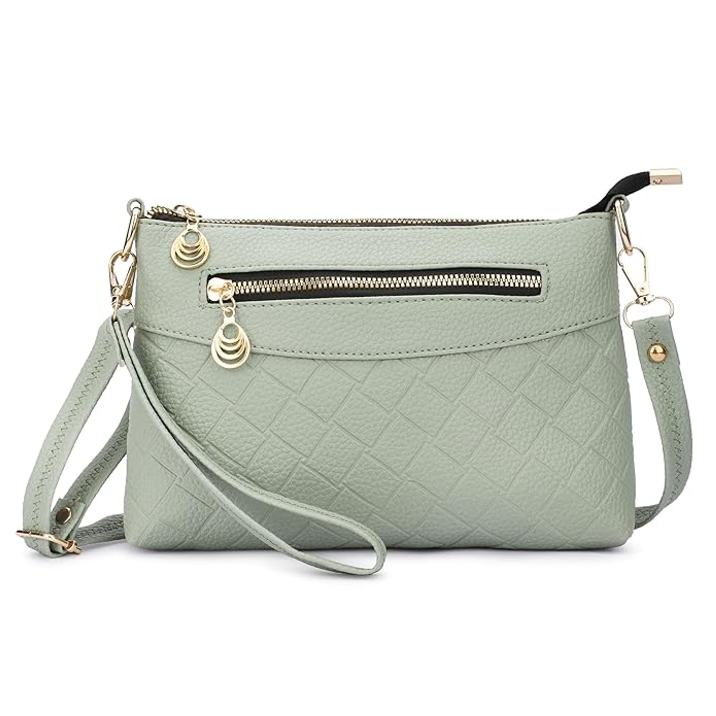 REPEAT TURTLE CANVAS WRISTLET - SEAFOAM