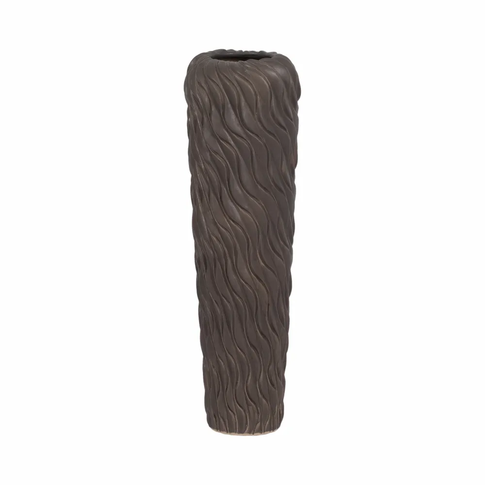 ROYVALE BROWN VASE 34 (IN)