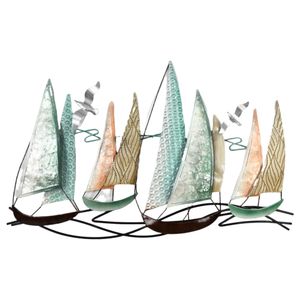 38-3/4" SAILBOATS WALL DECOR 1