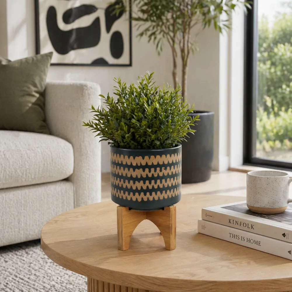 CADENROSE GREEN PLANTER 7 (IN)