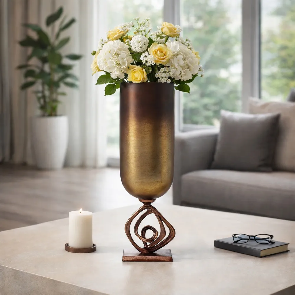 DORSEYVIEW BRONZE GLASS VASE 24 (IN)
