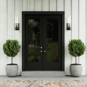 Garity 18'' High 1-Light Outdoor Sconce - Textured Black 5
