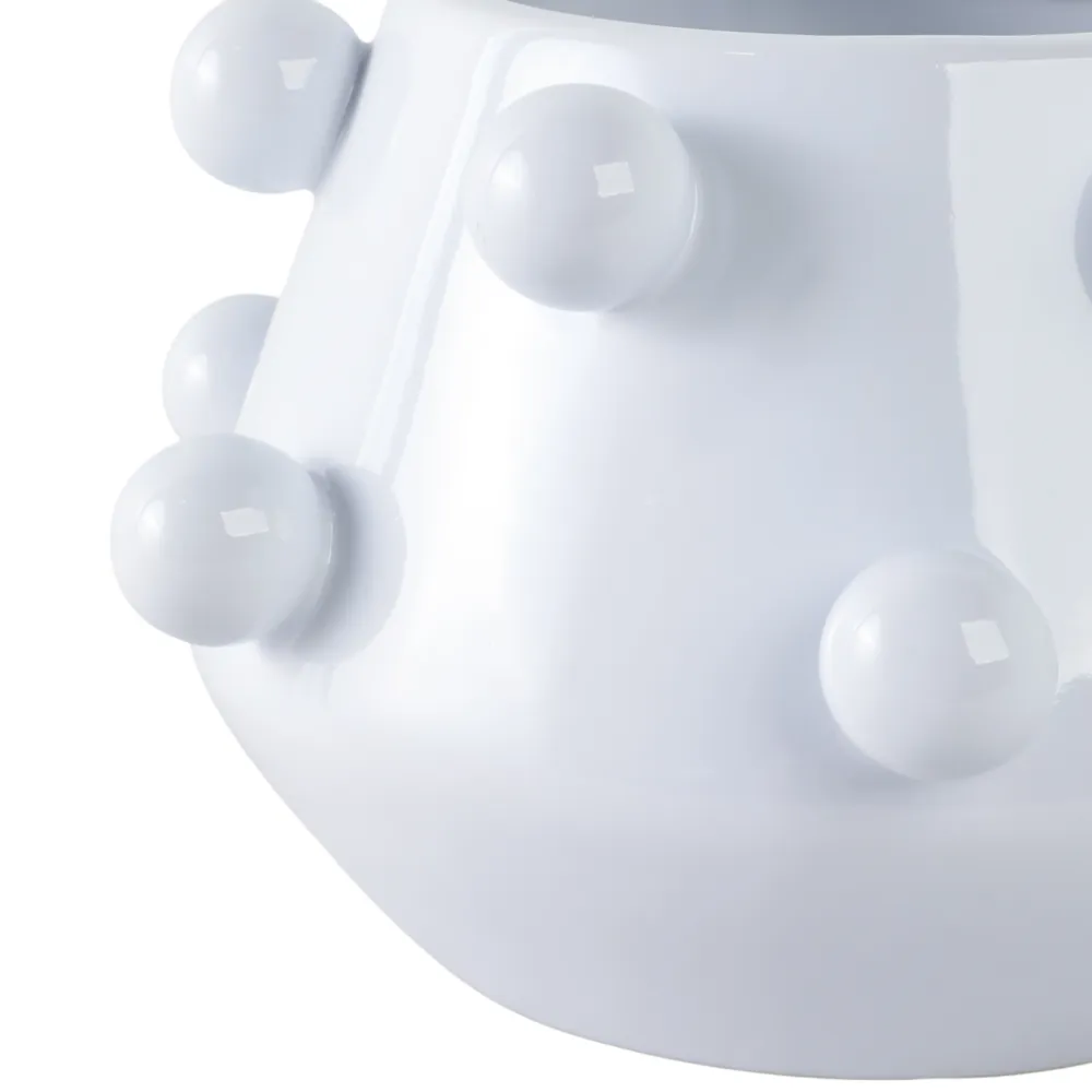 NELSONHAM WHITE PLANTER 6 (IN)