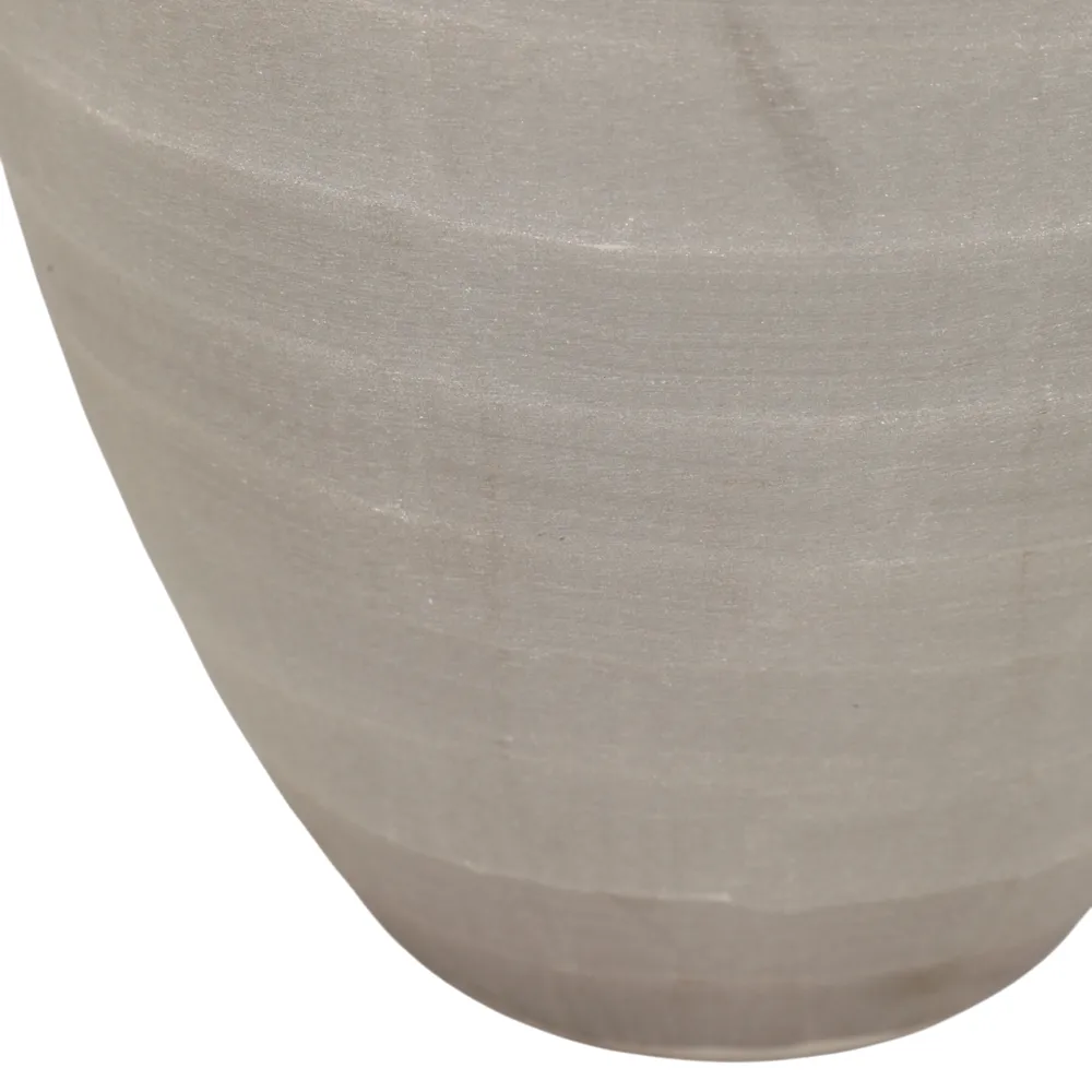 FINLEYTON GRAY GLASS VASE 13 (IN)