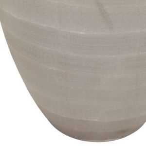 FINLEYTON GRAY GLASS VASE 13 (IN) 6