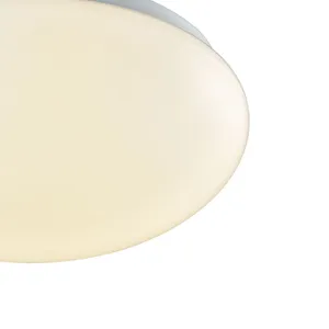 Kalona 10'' Wide Integrated LED Flush Mount - White with a White Acrylic Diffuser 4