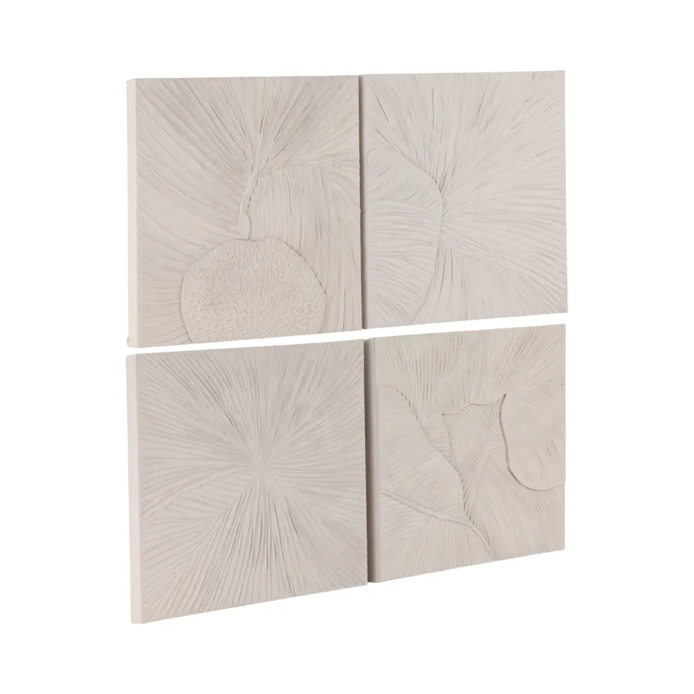 TATUMFORD SET OF 4 IVORY ART 22 (IN)