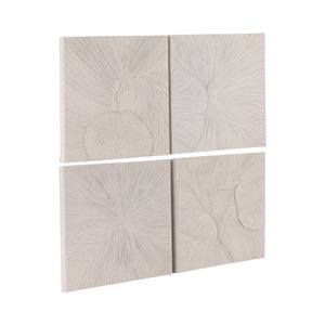 TATUMFORD SET OF 4 IVORY ART 22 (IN) 3