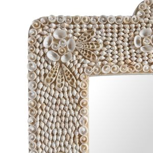 GROVERWAY IVORY MIRROR 34 (IN) 6