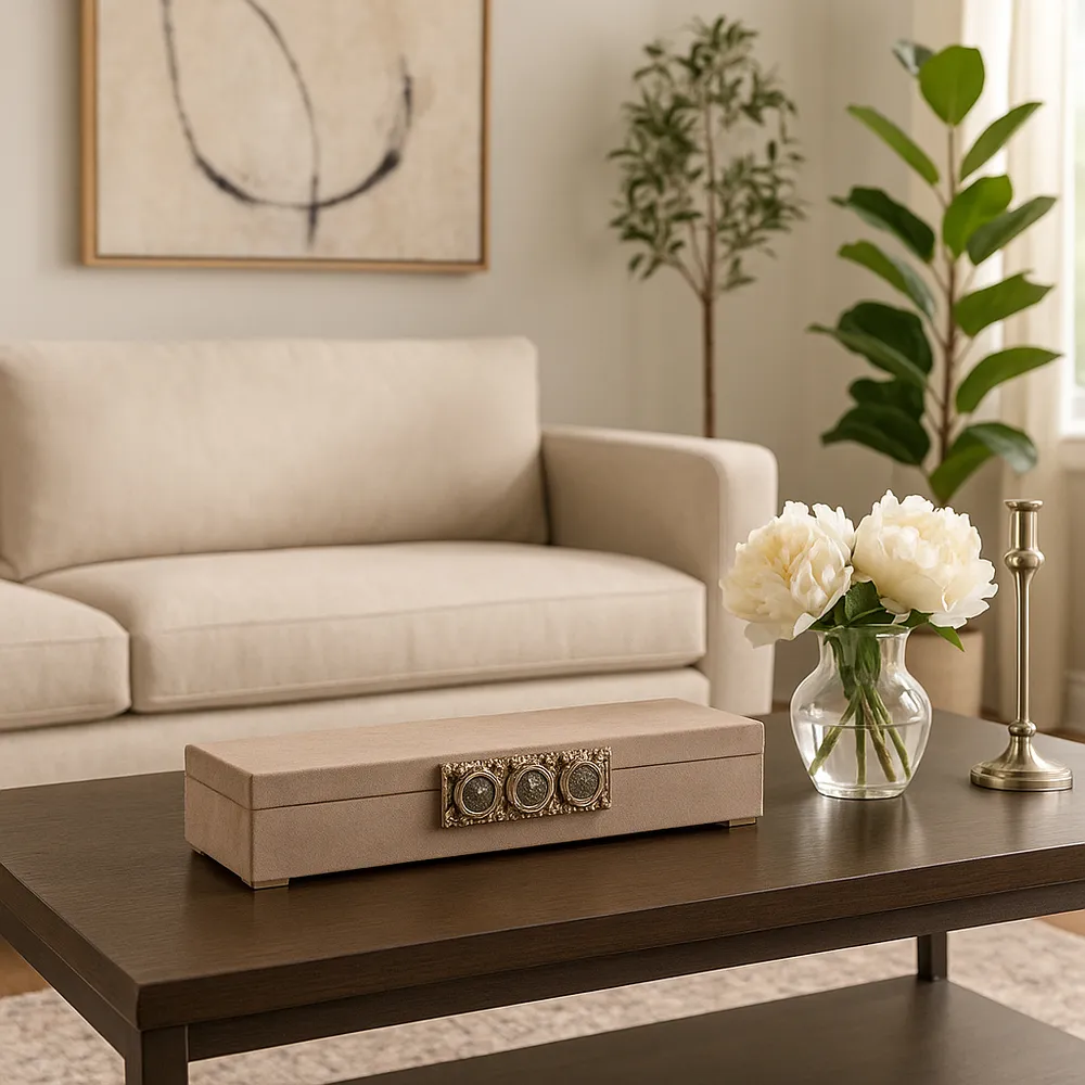 CALTONRIDGE IVORY BOX 3 (IN)