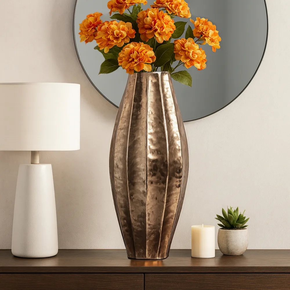 DALTONLEY GOLD VASE 27 (IN)