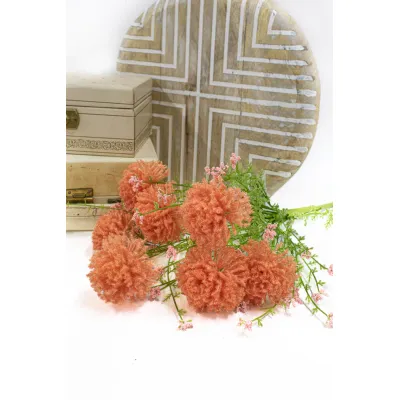 Peach Puff Balls 19in