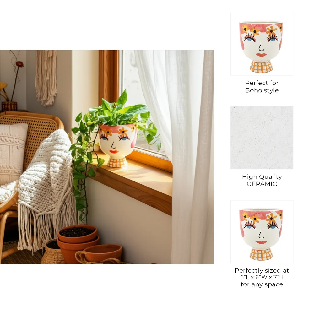 GARSONHOLM PINK PLANTER 7 (IN)