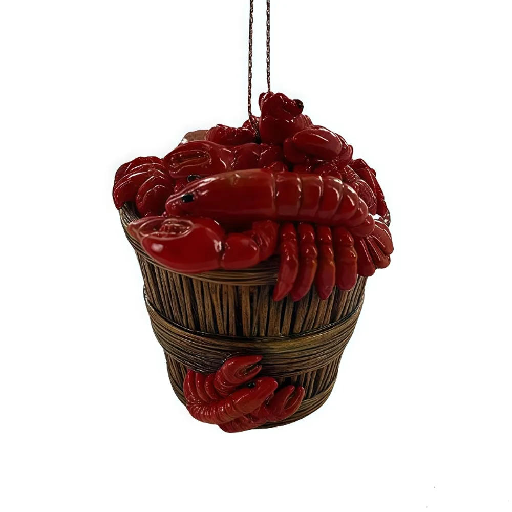 2" BUSHEL OF RED LOBSTERS ORNAMENT