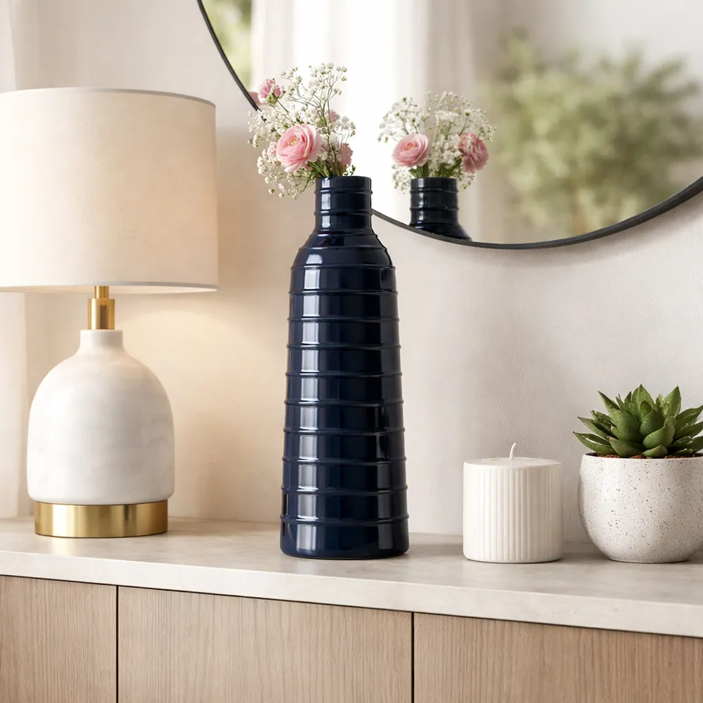 HARTONLAND BLUE VASE 20 (IN)
