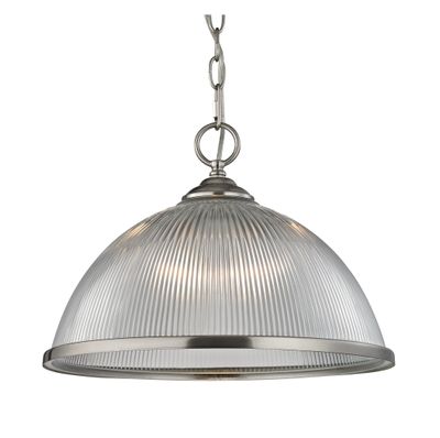 Liberty Park 15'' Wide 1-Light Pendant - Brushed Nickel