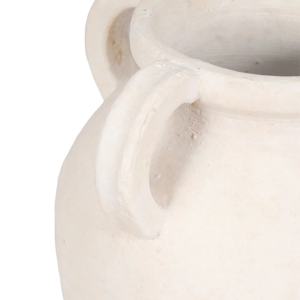 SKYELAKE WHITE VASE 12 (IN)