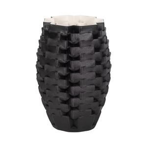 OLIVERSTONE BLACK VASE 13 (IN) 4