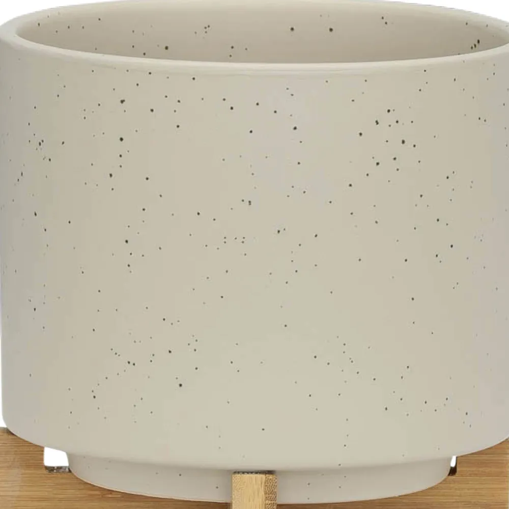 FRAZERWICK SET OF 2 IVORY PLANTER 9 (IN)