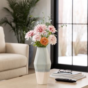 ROMANROSE BLUE VASE 18 (IN) 11