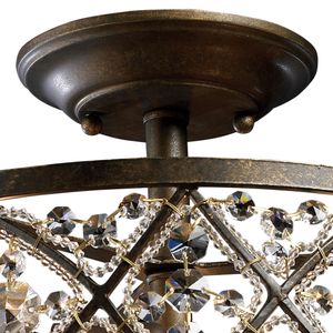 Amherst 13'' Wide 4-Light Semi Flush Mount - Antique Bronze 4