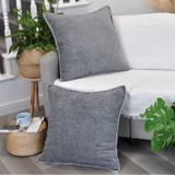 Soft Chenille Throw Pillow Covers With Stitched Edge 1