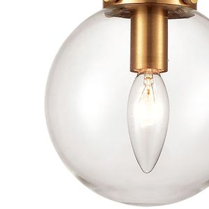 Boudreaux 6'' Wide 1-Light Mini Pendant - Antique Gold 2