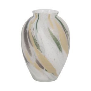 CHATHAMCREST IVORY GLASS VASE 9 (IN) 4
