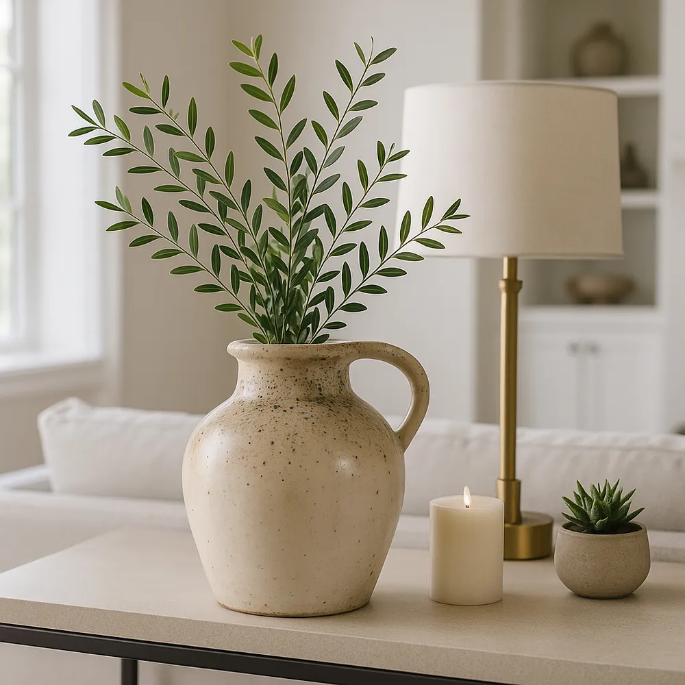 MAXWELLROSE IVORY VASE 13 (IN)