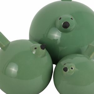 HARKENLEY SET OF 3 GREEN DECOR 7 (IN) 6