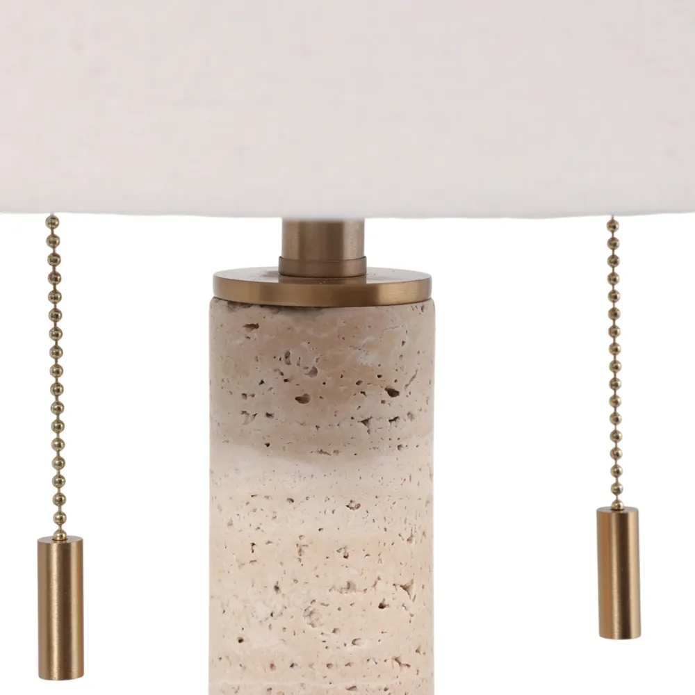 ALECSIDE IVORY LAMP 28 (IN)