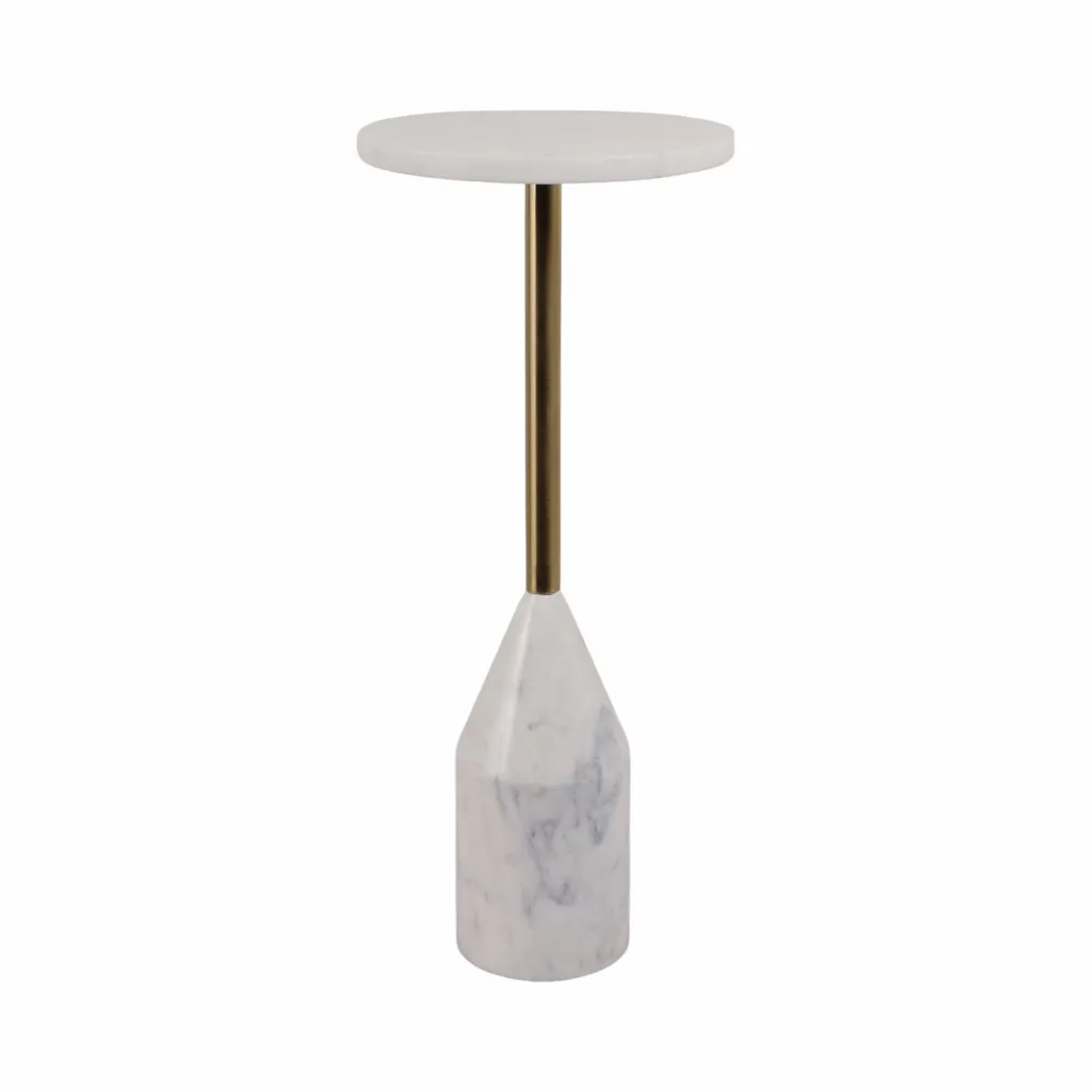 HARDWICKTON WHITE TABLE 24 (IN)