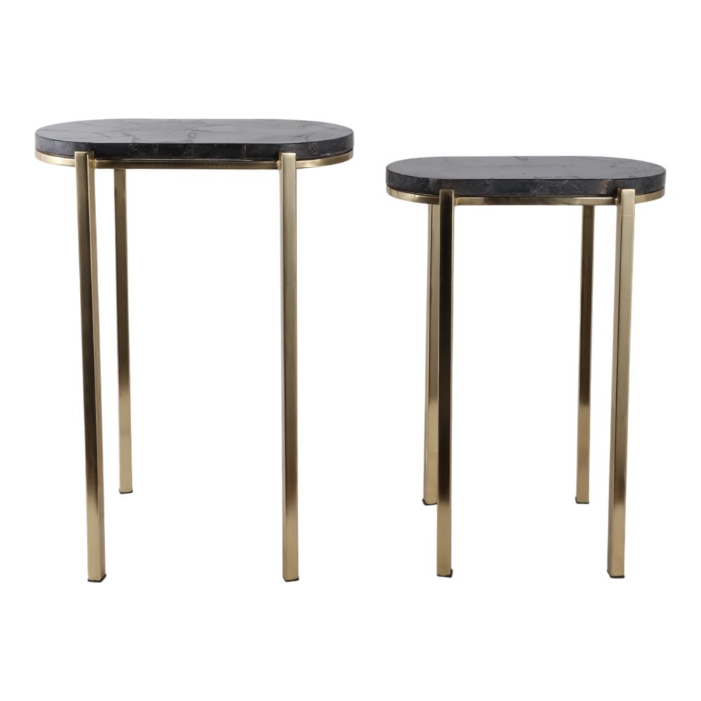ENOCHVALE SET OF 2 BLACK TABLE 24 (IN)