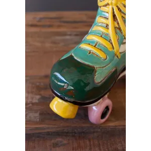 Ceramic Roller Skate Planter 3