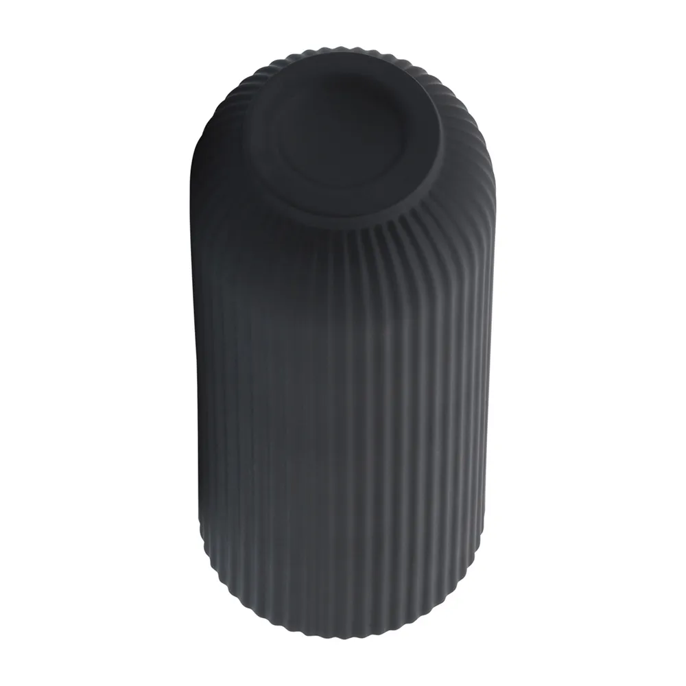HANNAHTON BLACK VASE 11 (IN)