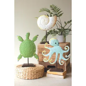 Set of 3 Painted Coastal Sea Creatures 5