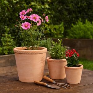 COOPERSHAW SET OF 3 RED PLANTER 15 (IN) 2