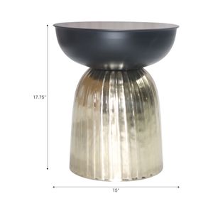 DENTONSIDE BLACK TABLE 18 (IN) 8