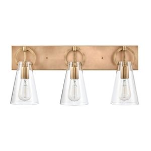 Gabby 23'' Wide 3-Light Vanity Light - Brass 2