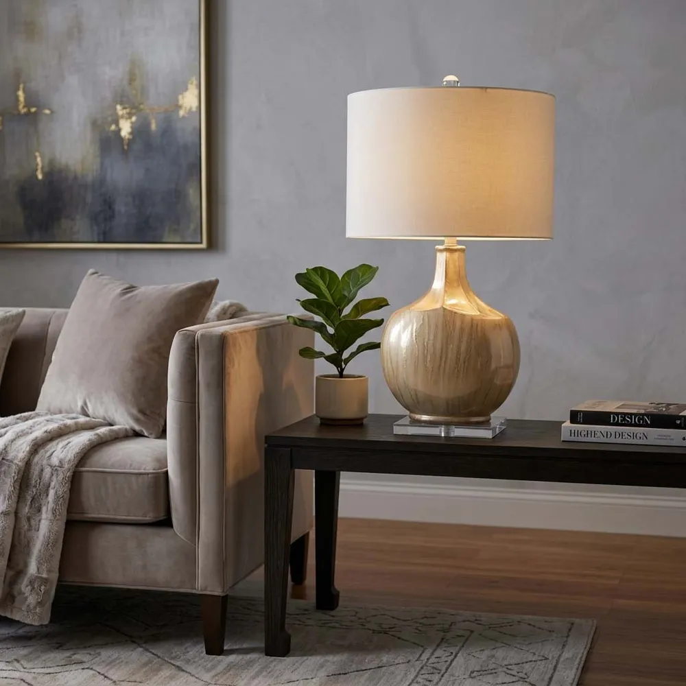 ASHERBURN GOLD LAMP 32 (IN)