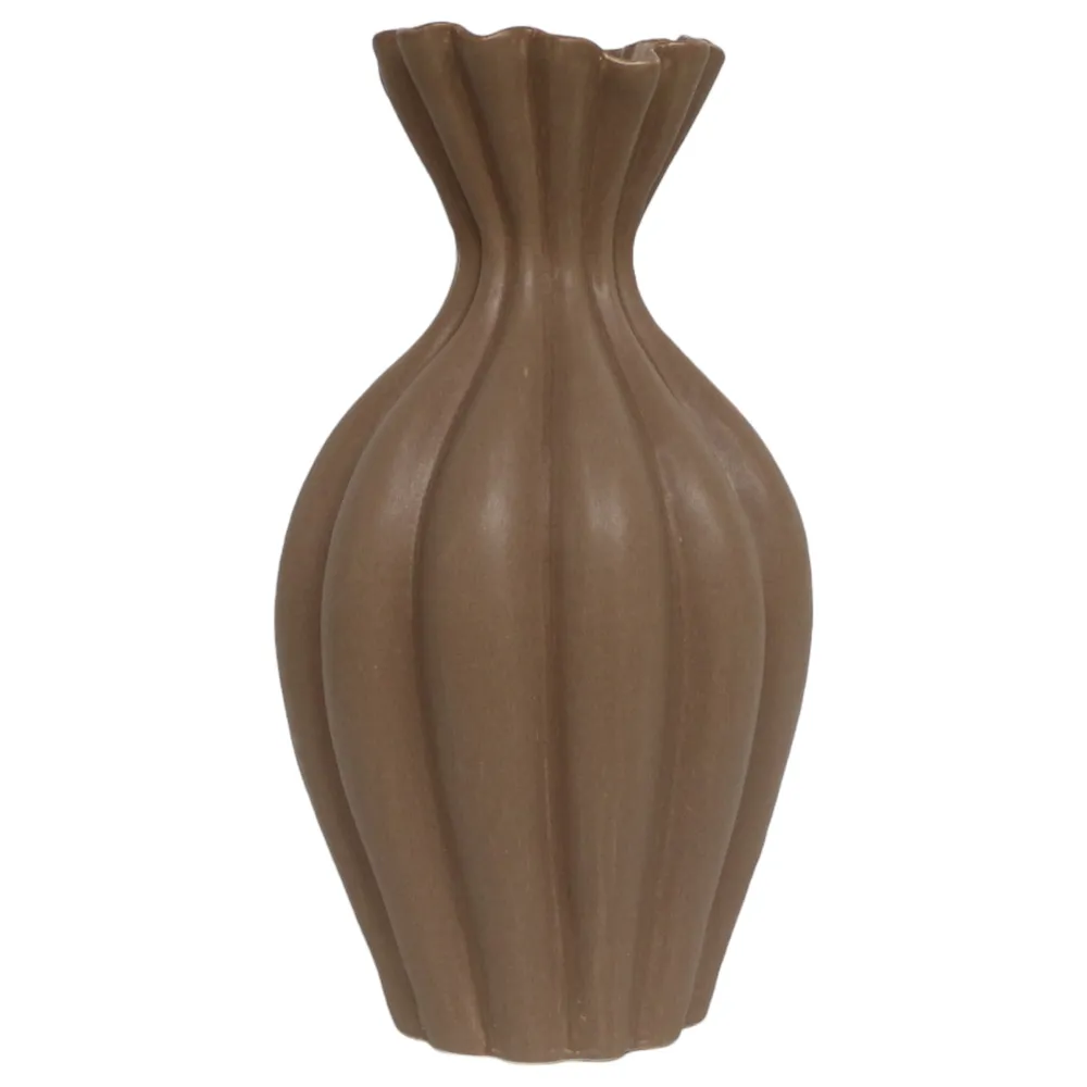 ERWINGROVE BROWN VASE 16 (IN)